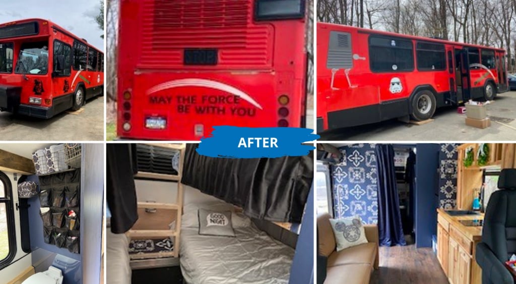 Post-Conversion Image of Greg's Gillig Bus