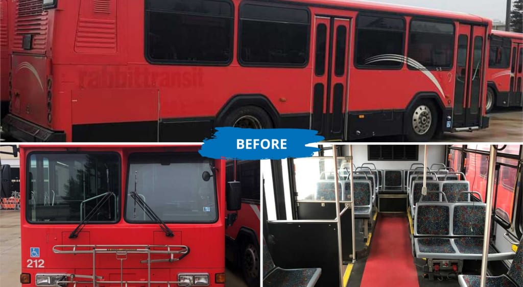 Pre-Conversion Image of Greg's Gillig Bus