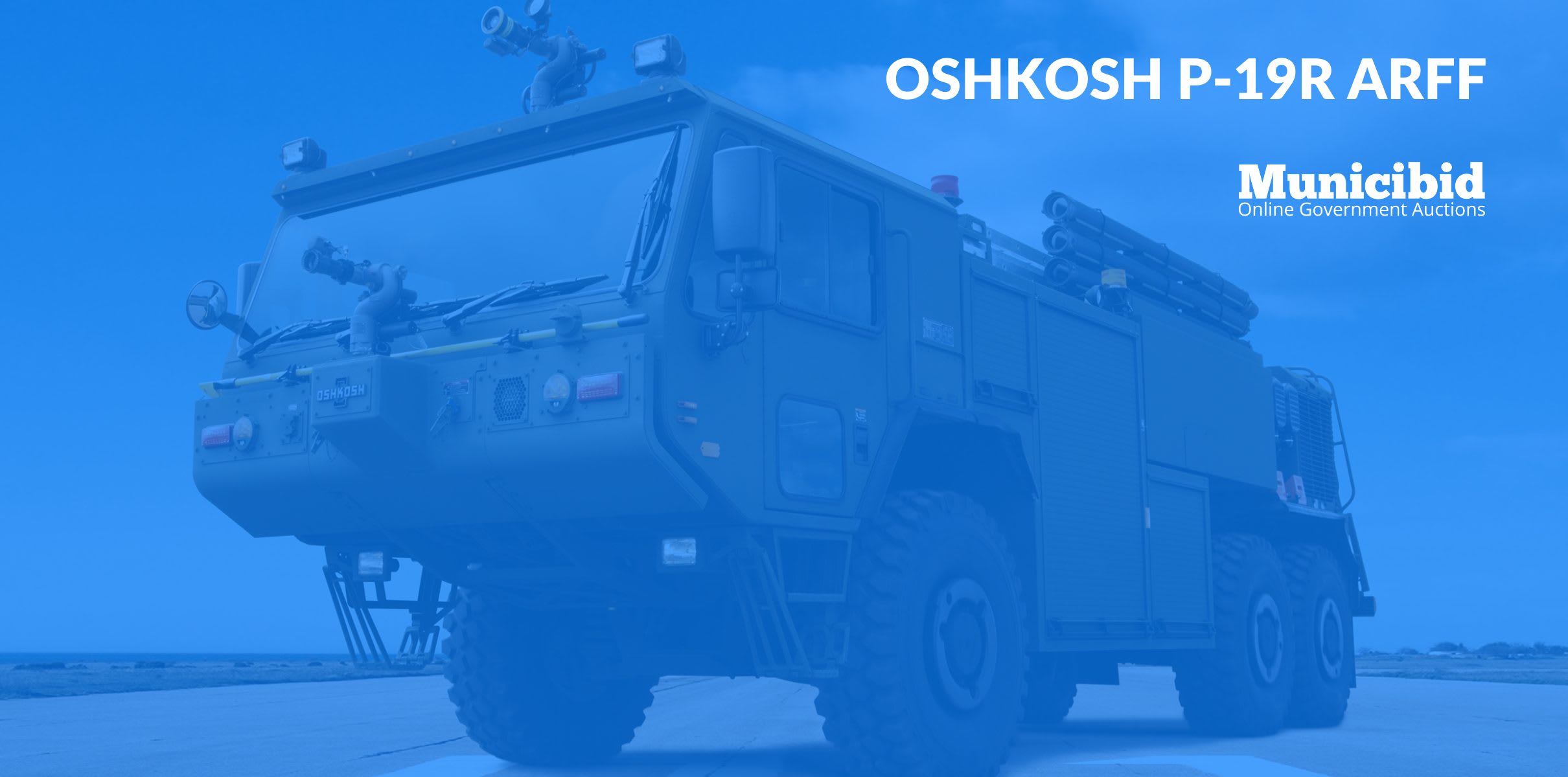 Military Trucks - Oshkosh P-19R ARFF