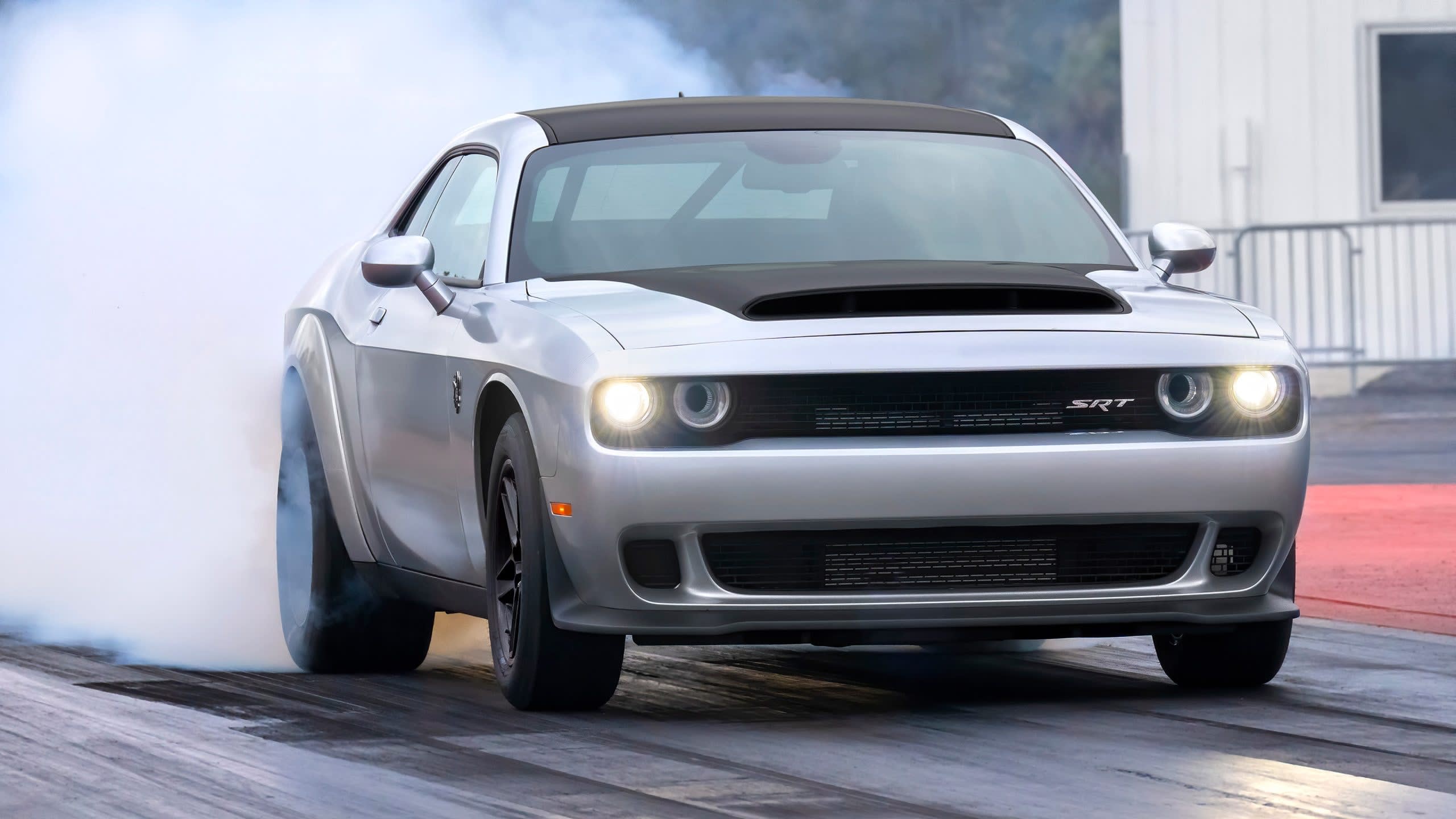 2023 Dodge Challenger SRT Demon 170, one of the many Challenger names, with 1,025 horsepower- which is more powerful than a Tesla- and which can do 0-60 mph in 1.66 seconds.