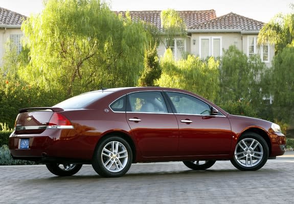 Favorite among taxi companies: Red Chevrolet Impala car, a good used vehicle to consider purchasing because of its good reliability score.