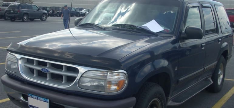 A Ford Explorer from Generation 2. A Ford Explorer from Generation 2.