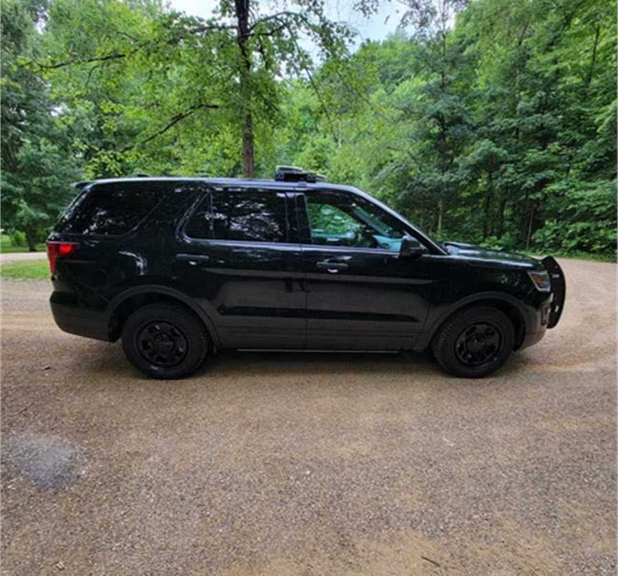 Black Ford Interceptor, sold on Municibid, Pennsylvania State Constabulary.