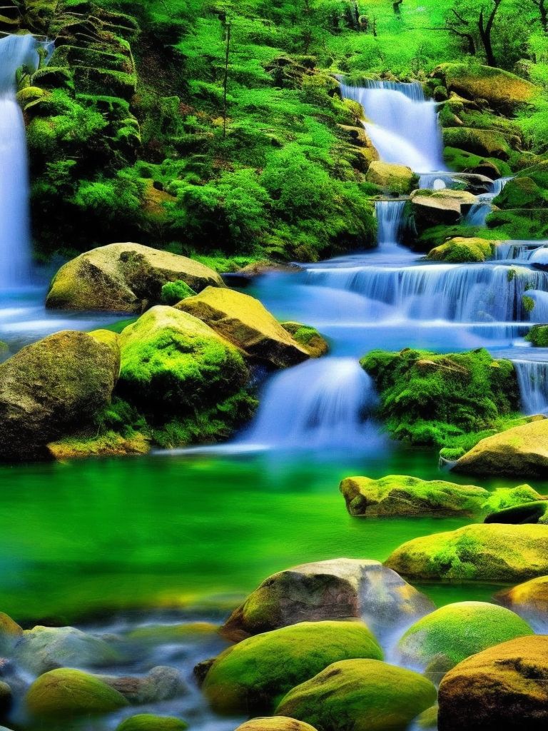 Mountain creek green nature trees water HD phone wallpaper  Peakpx