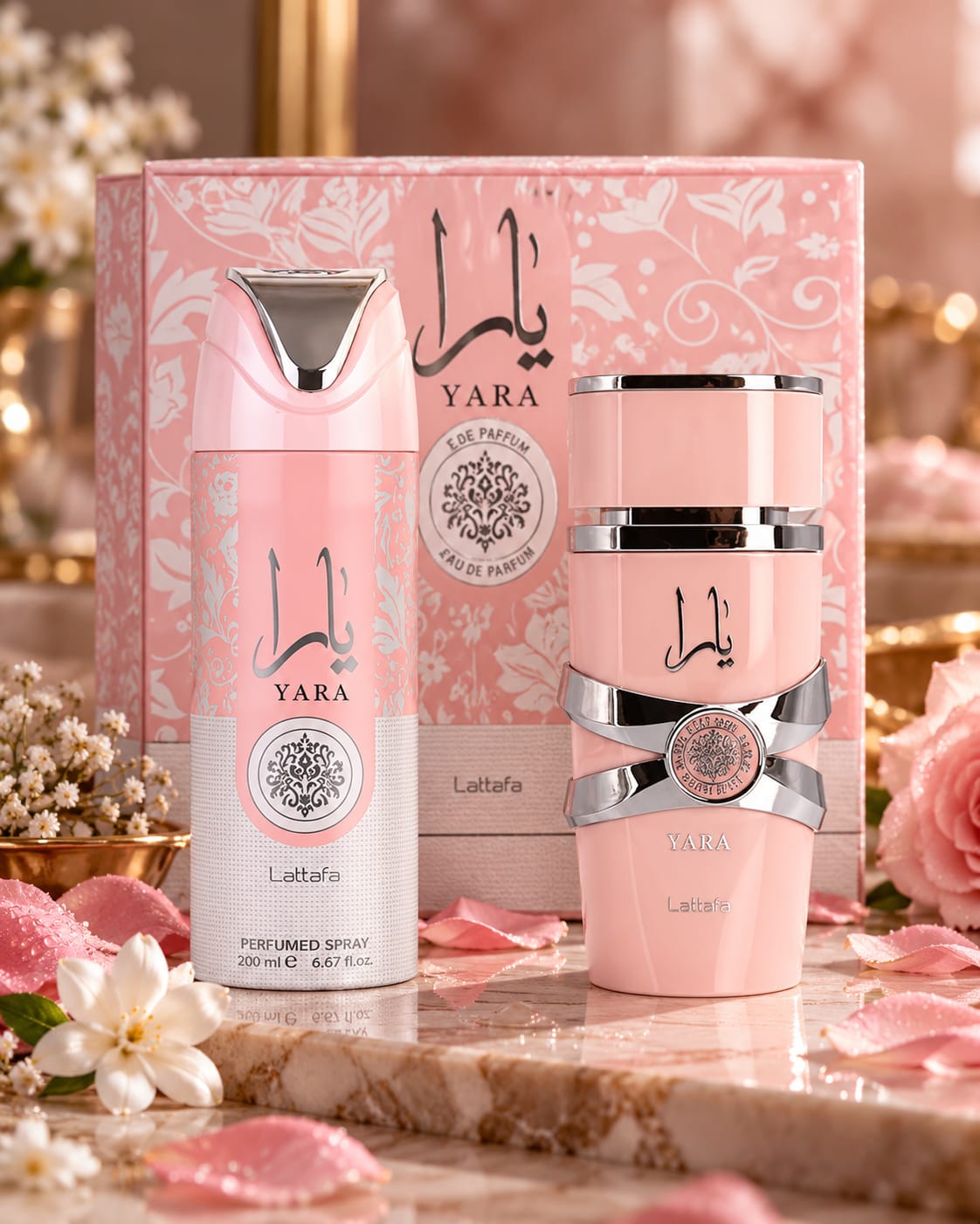 Lattafa Yara Pink Set