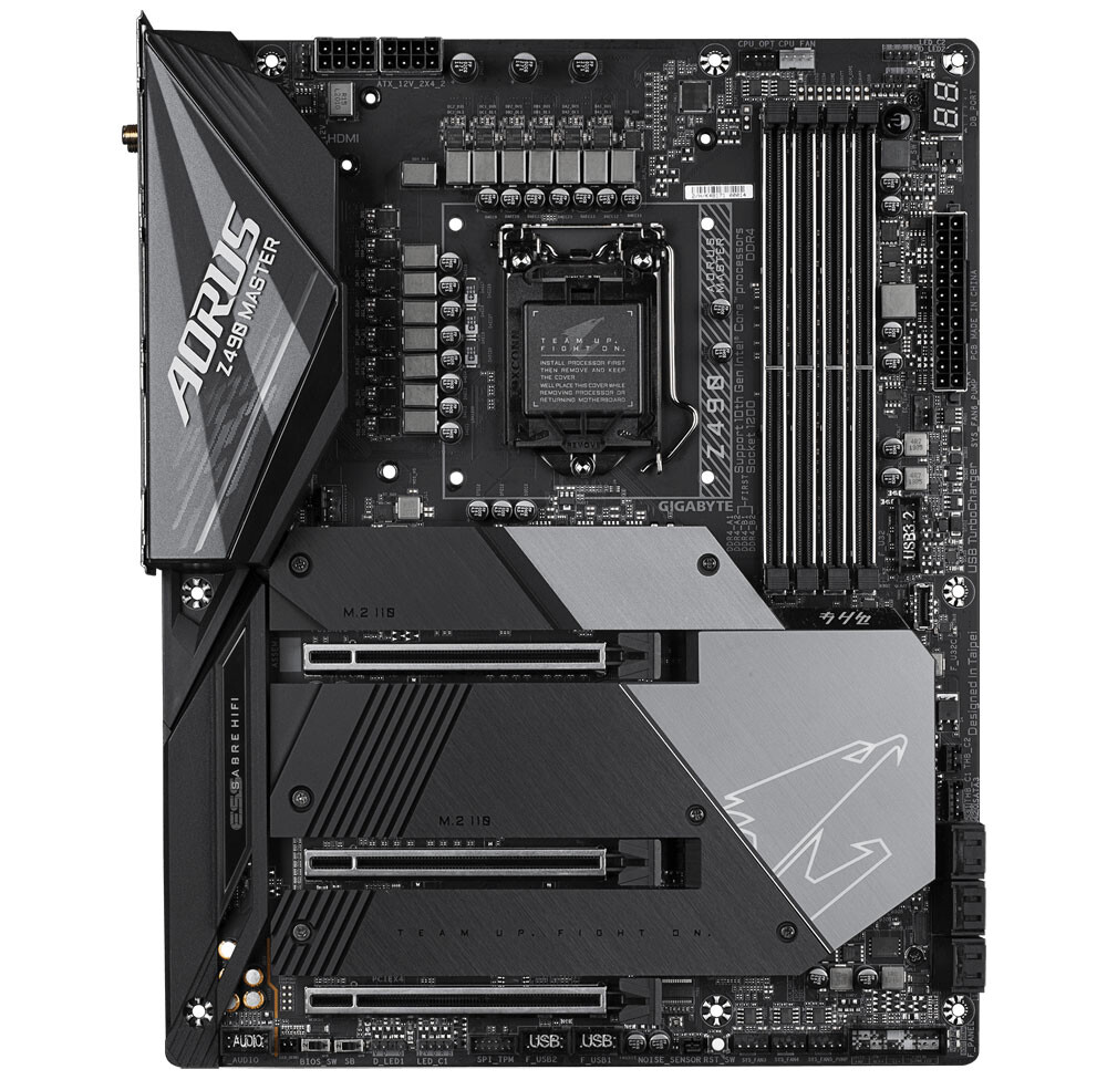 Motherboard Z490 Terbaru AORUS MASTER WATERFORCE