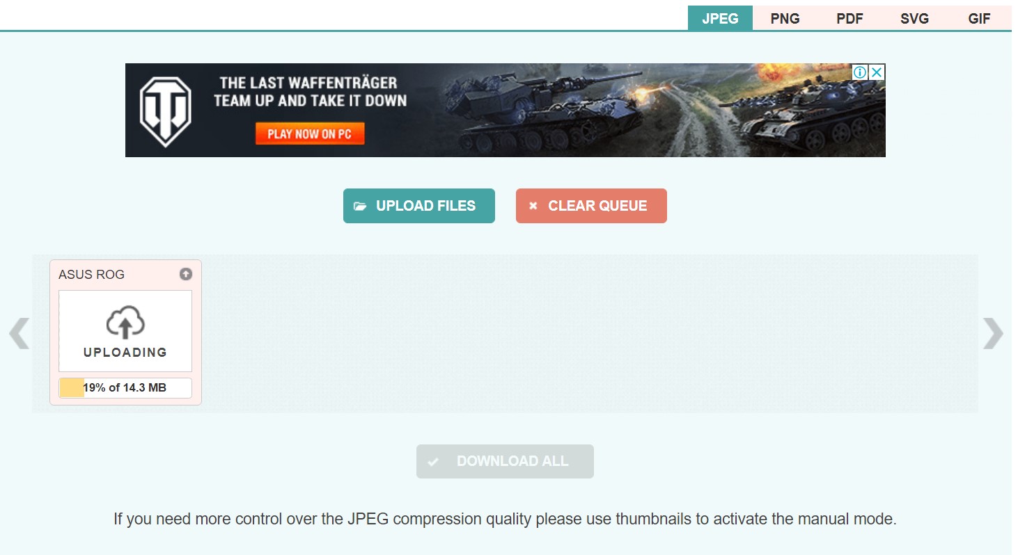 Kompresi Ukuran File JPEG