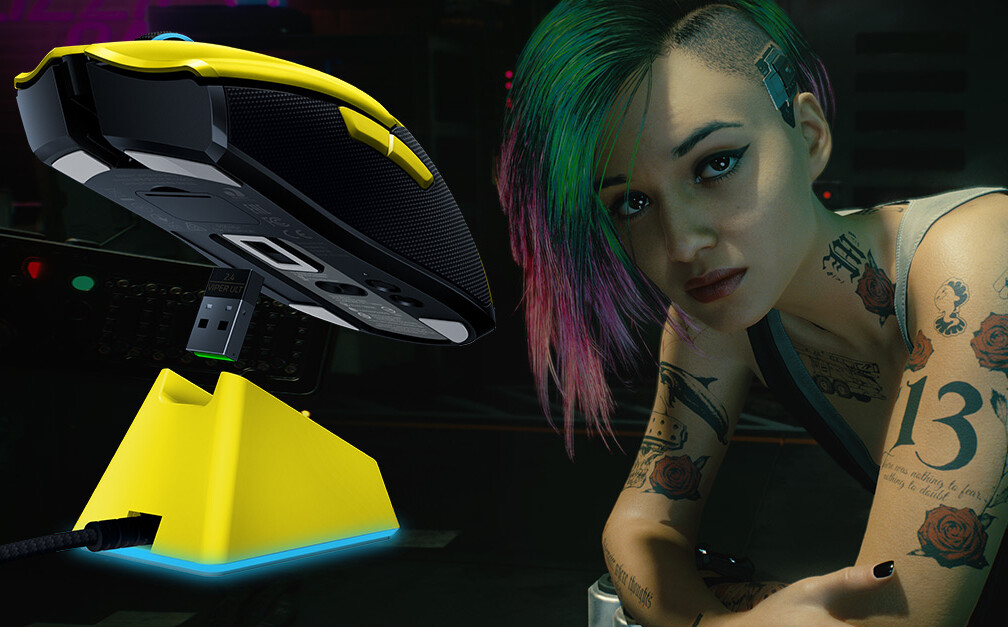 Mouse Gaming Limited Edition Viper Ultimate Ala Cyberpunk 2077