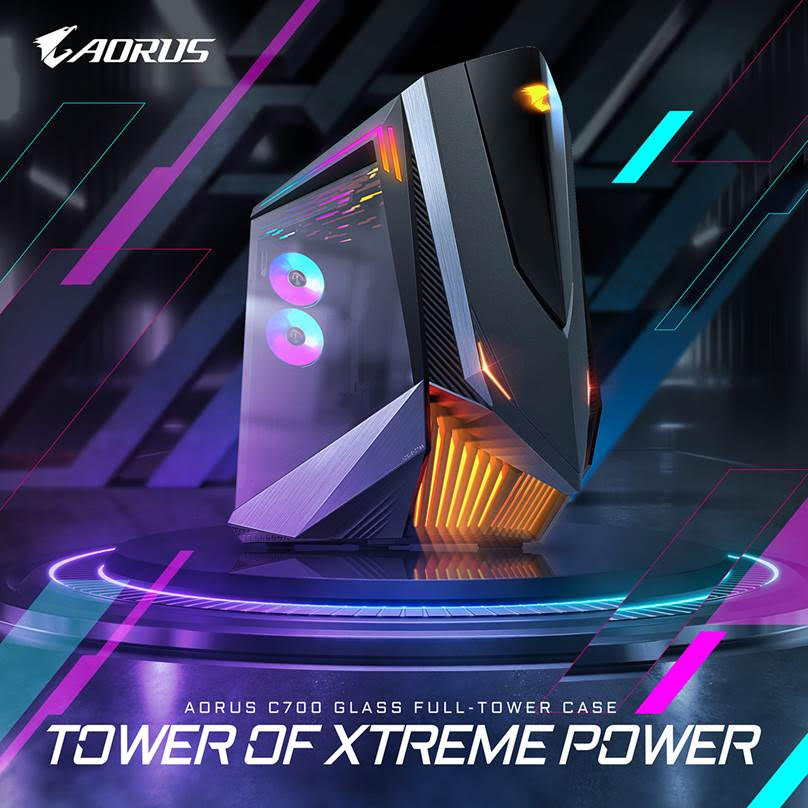 Casing Premium Terbaru AORUS C700 GLASS