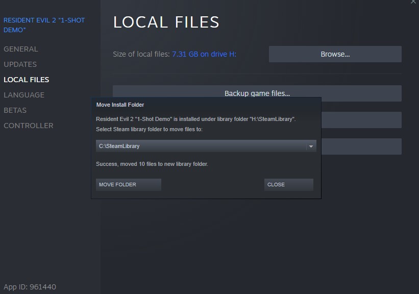 cara memindahkan game Steam