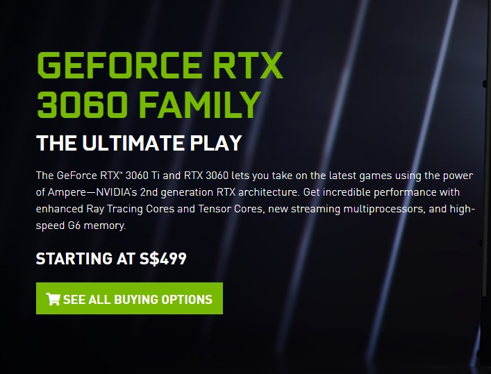 Nvidia GeForce RTX 3060