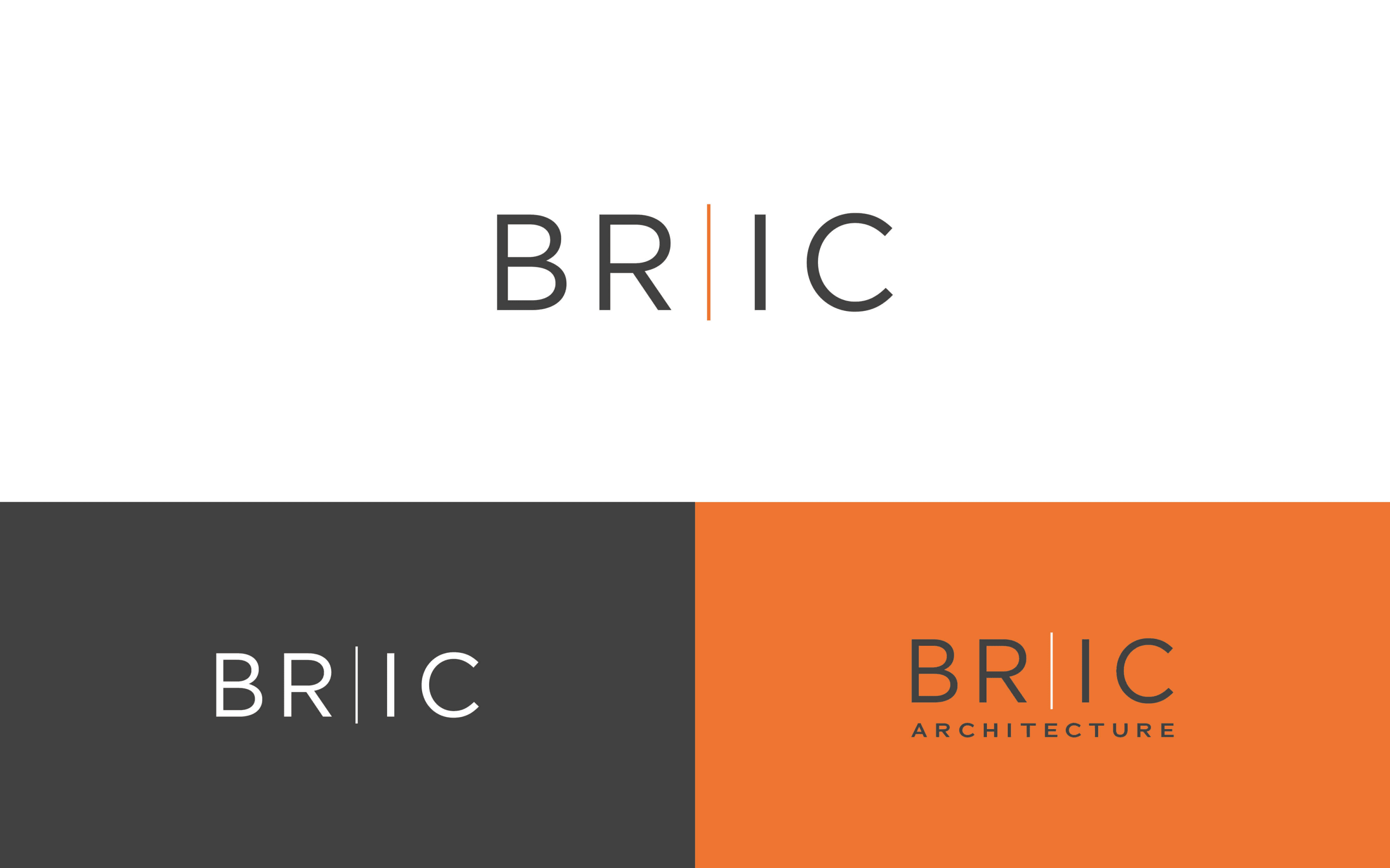 Bric architecture logo mockup