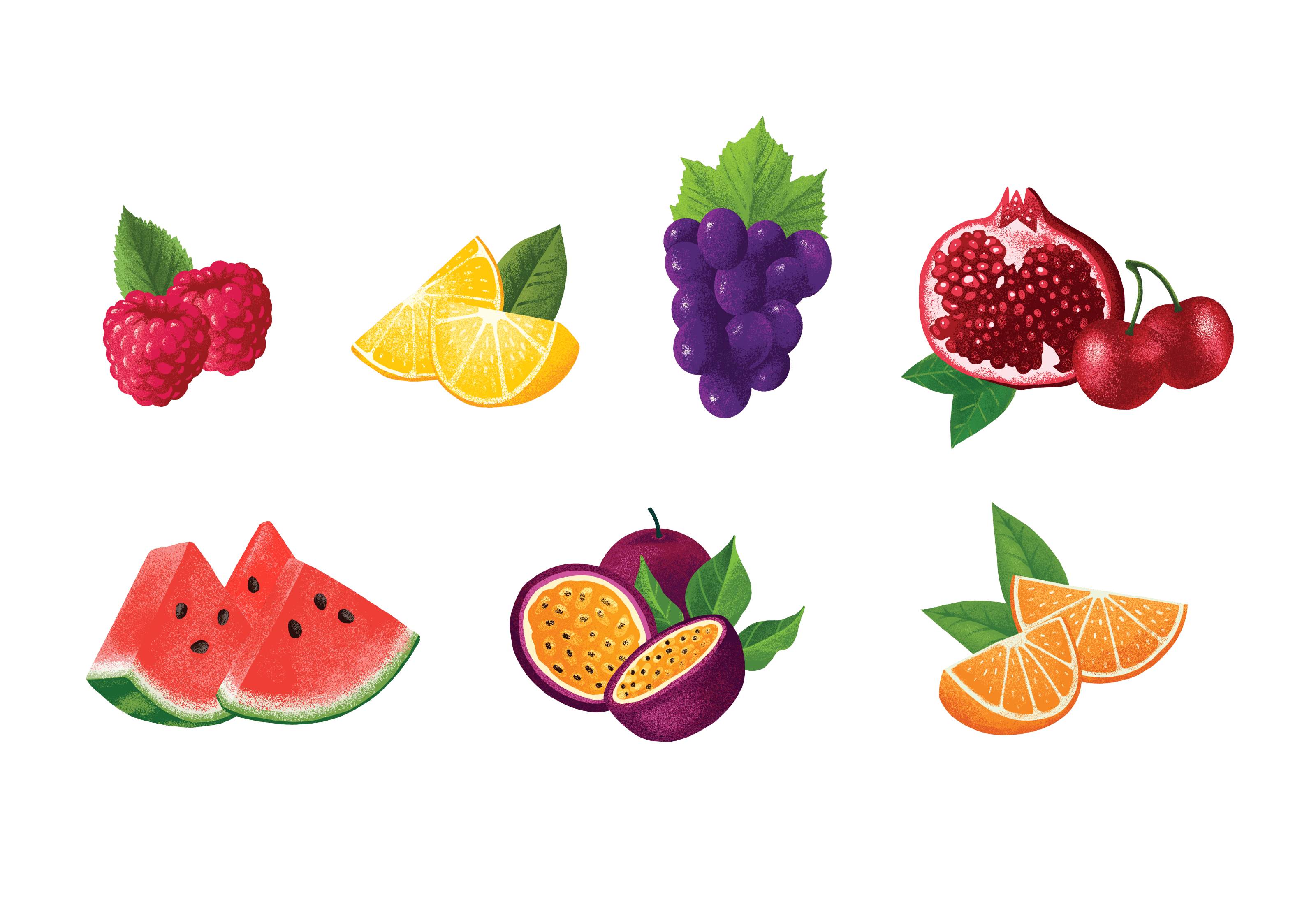 ultima fruit illustrations