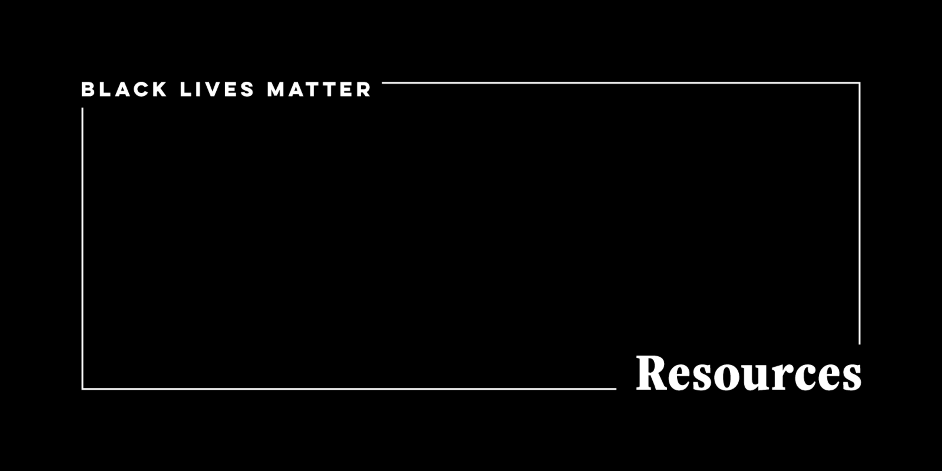 Black Banner reading BLM Resources