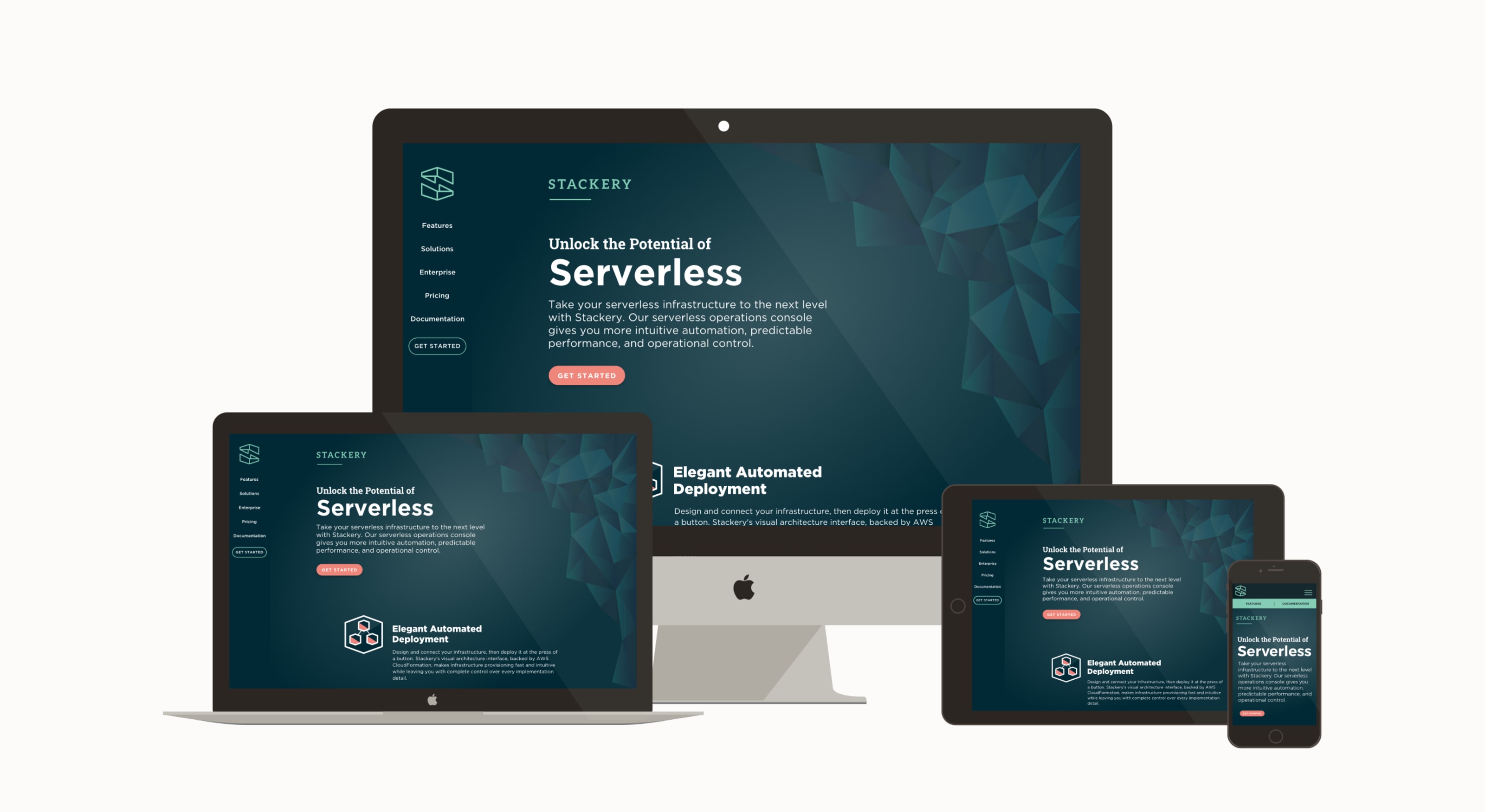 Tech Startup Website Design - Stackery Website by Murmur Creative