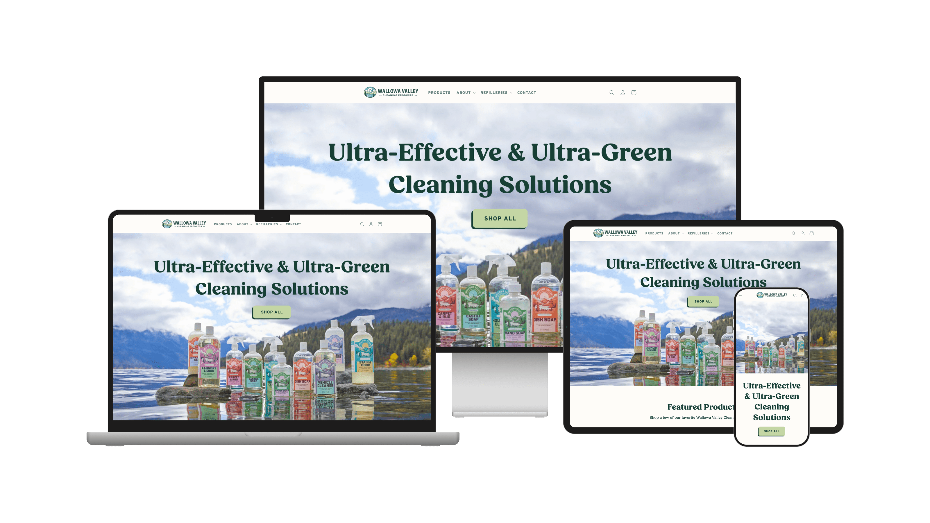 Branding for Cleaning Products Wallowa Valley