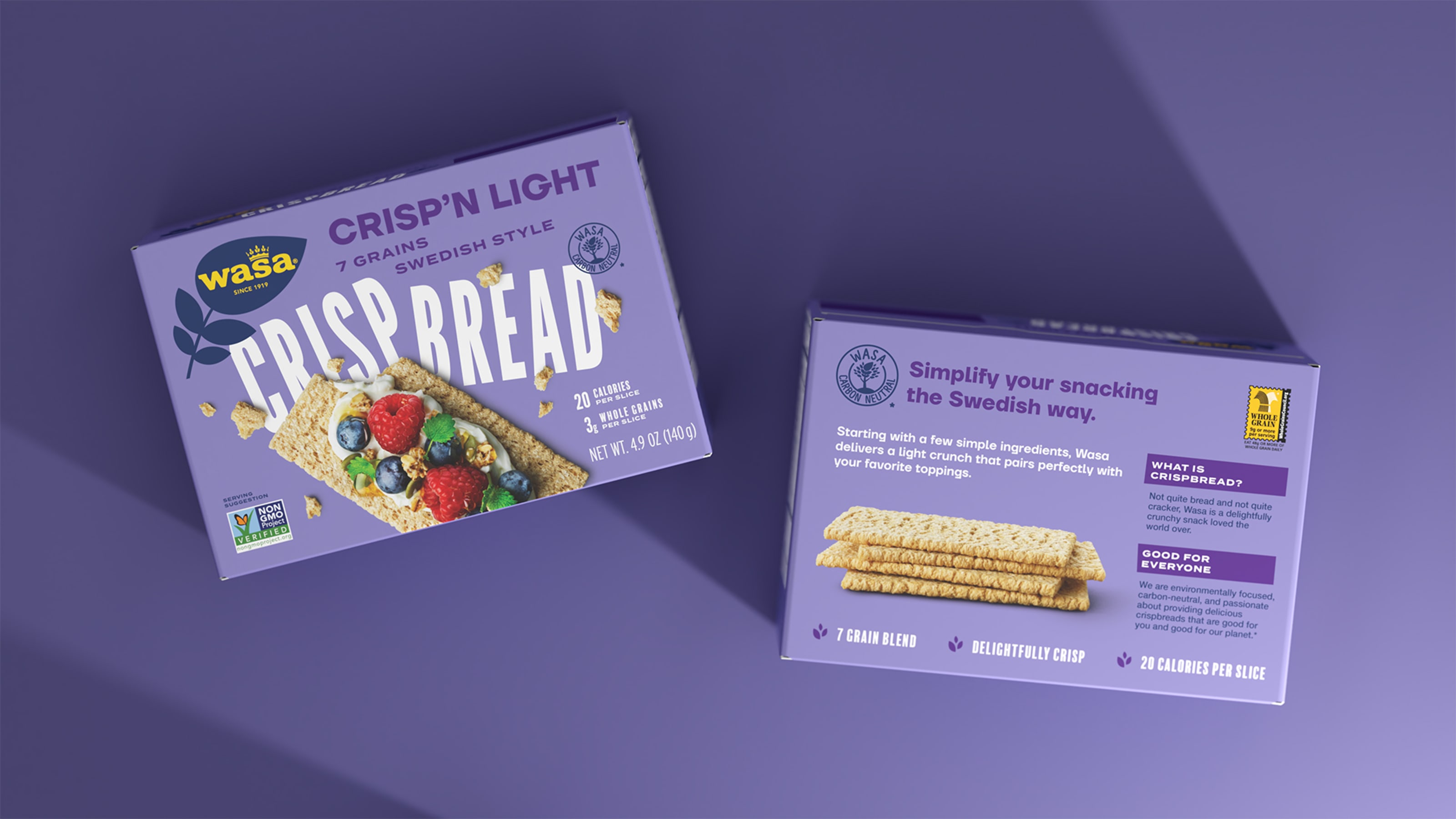 Wasa front and back packaging