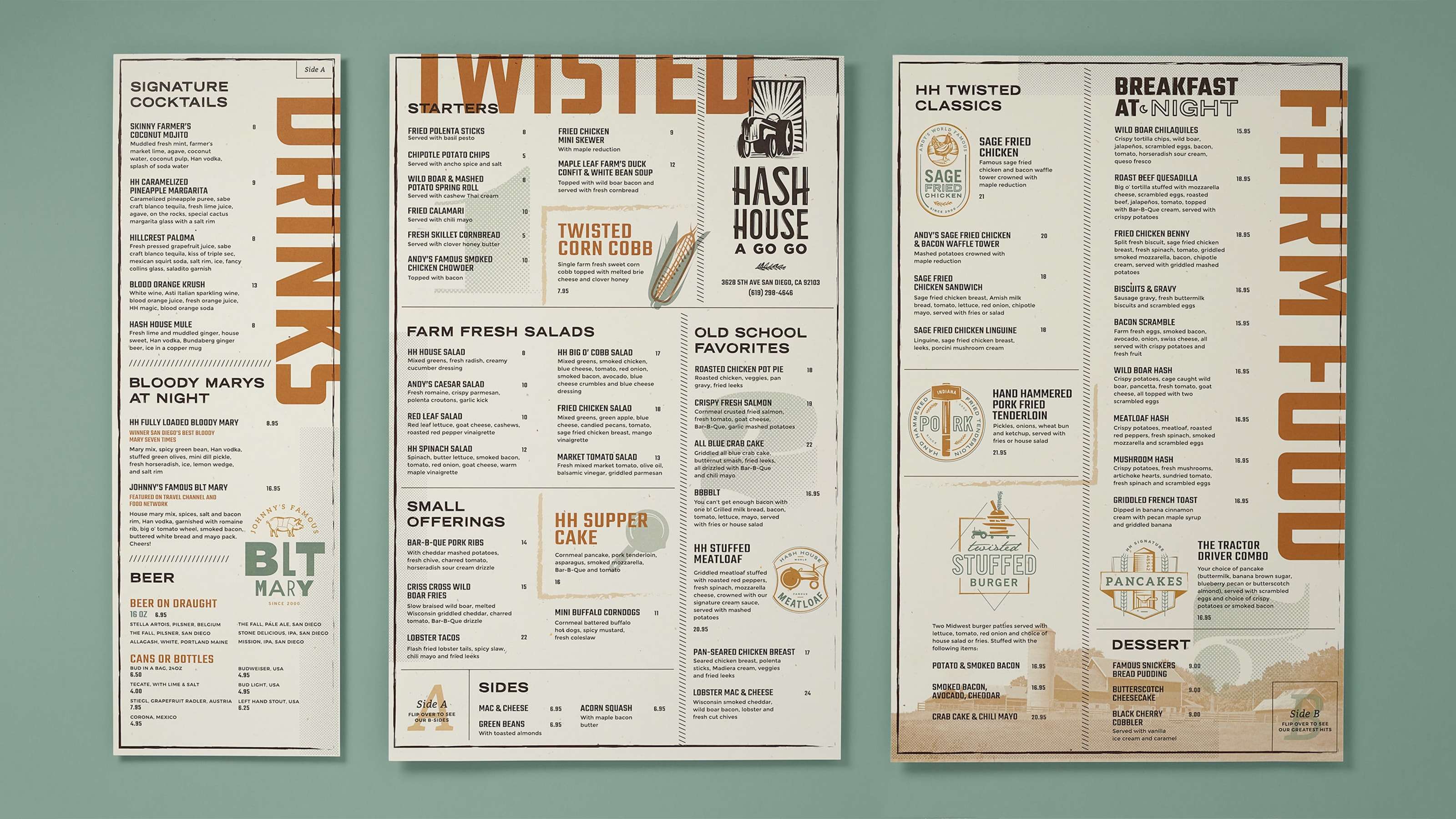 Restaurant  Design and Branding Hash House A Go Go