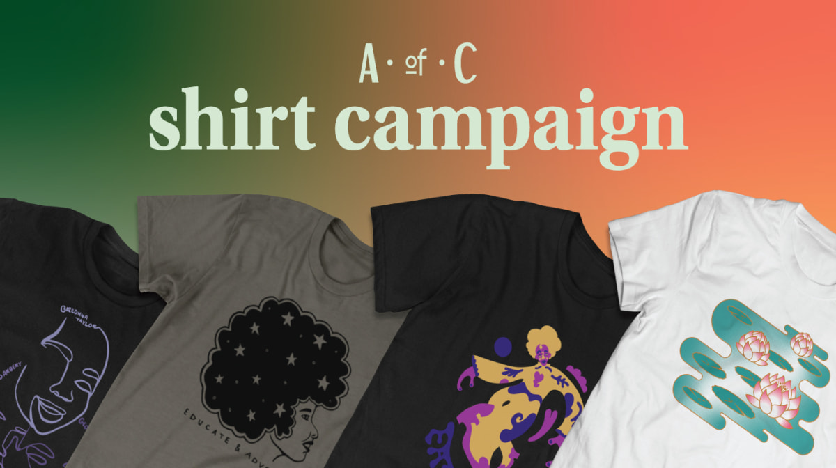 agencies of change fundraiser shirts