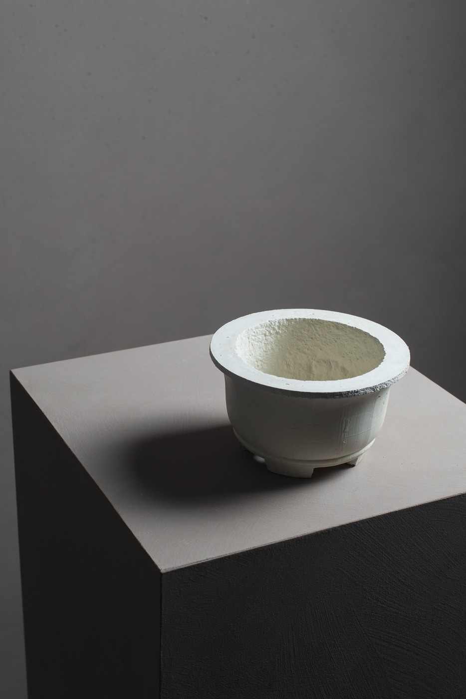 Handturned Concrete Pot