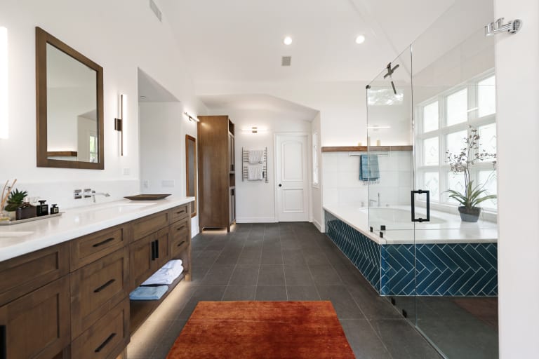 San Diego bathroom remodel - soaking tub