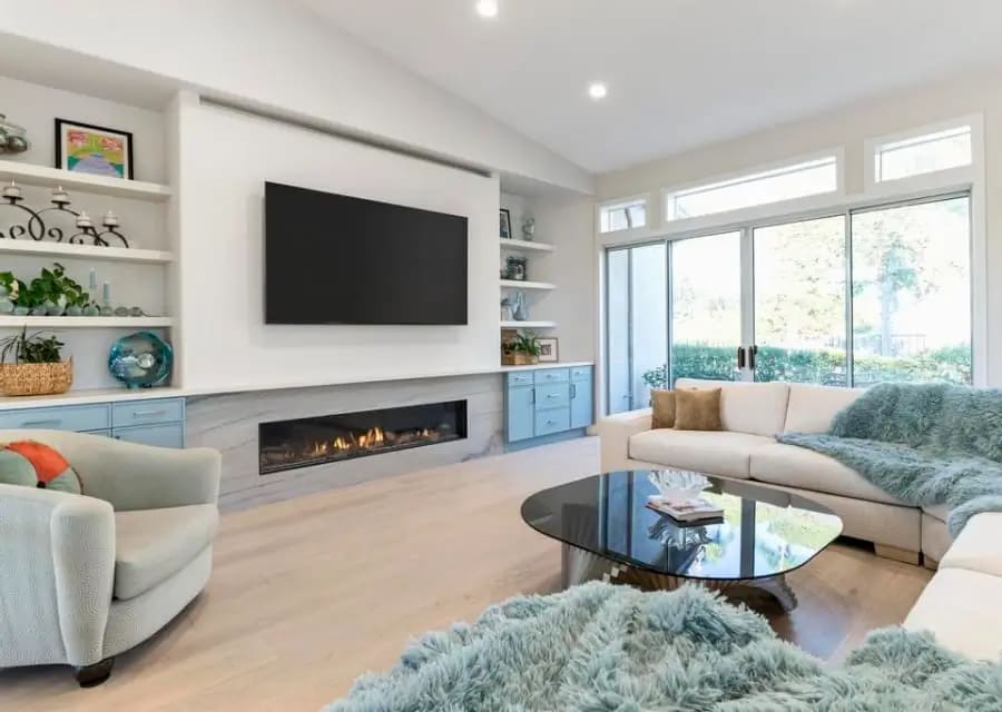 Escondido Modern Blue Interior Remodel