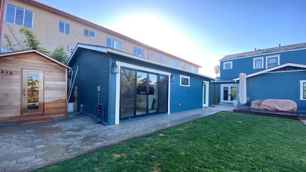Home addition exterior — Walsh project, San Diego
