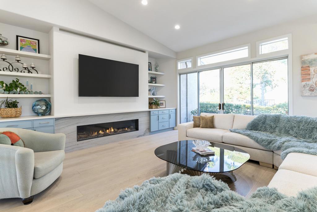Escondido Modern Blue Interior Remodel