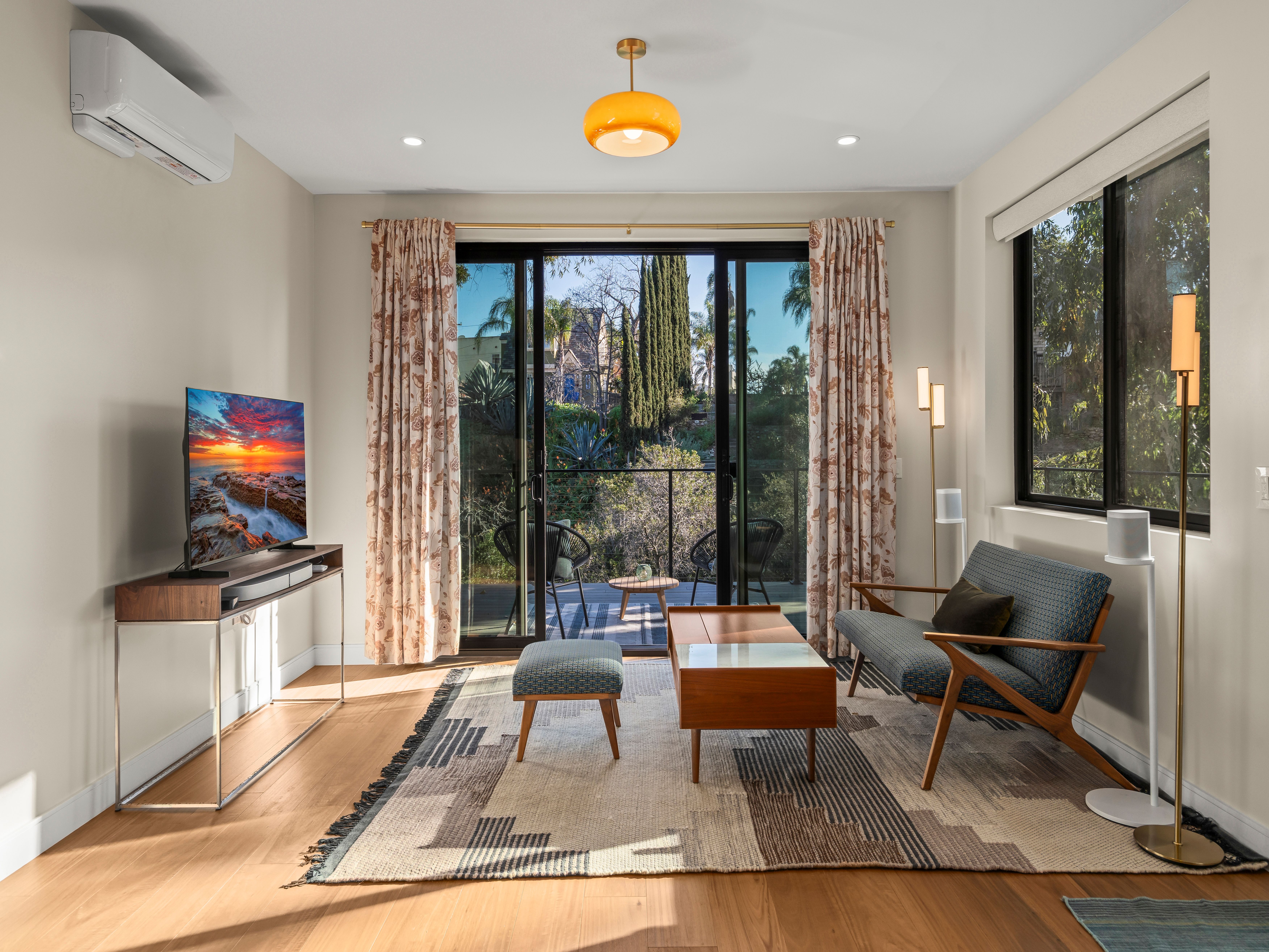 ADU living room interior — Cervantes project by Murray Lampert Design Build Remodel