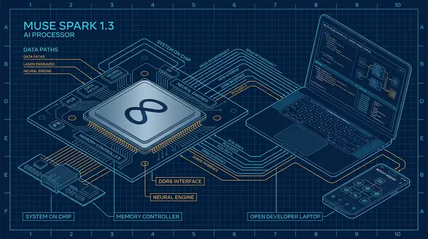 Meta Muse Spark 1.3 Teknik Mimari ve Otonom Ajan Şeması