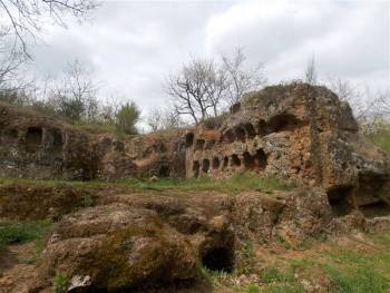 via amerina e necrepoli di tre ponti