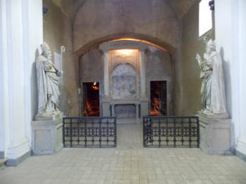 entrata catacomba di santa savinilla