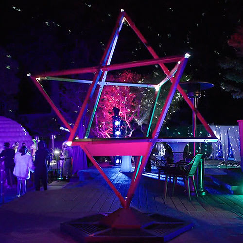 Star Merkaba sculpture by Chrystie Cappelli