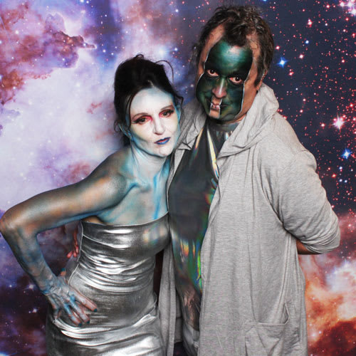 Alien host makeup by Alicia Barry