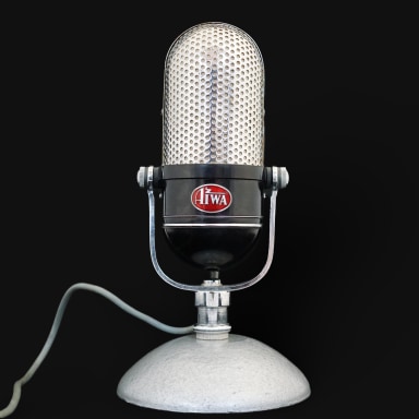 a Vintage Microphone