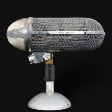 a Vintage Microphone