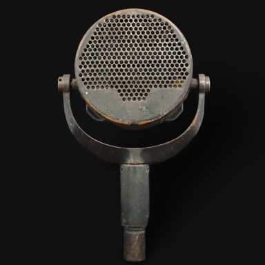 a Vintage Microphone