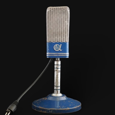 a Vintage Microphone