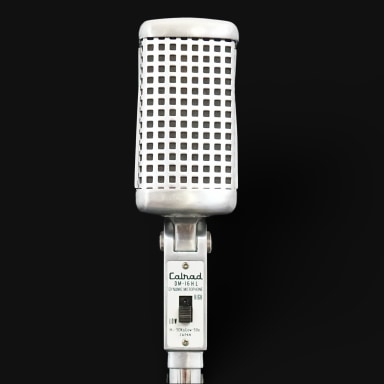 a Vintage Microphone