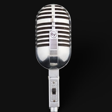 a Vintage Microphone