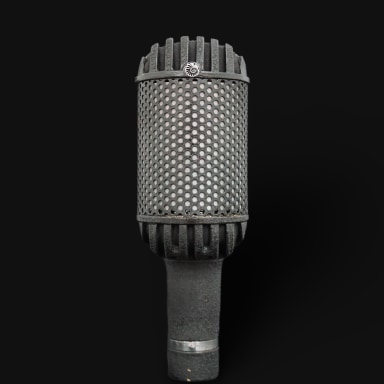 a Vintage Microphone