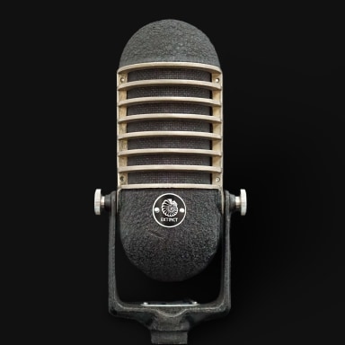 a Vintage Microphone