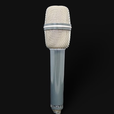 a Vintage Microphone