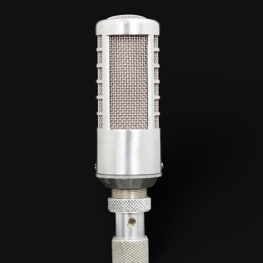 a Vintage Microphone