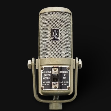 a Vintage Microphone