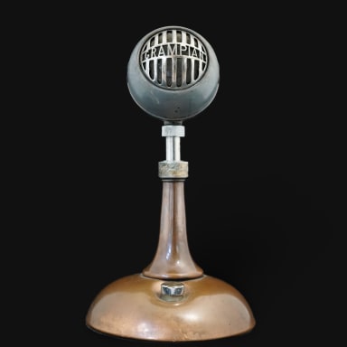 a Vintage Microphone