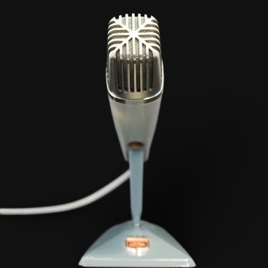 a Vintage Microphone
