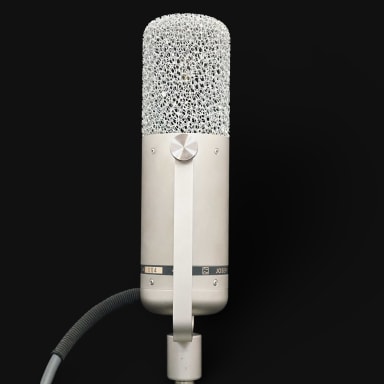 a Vintage Microphone