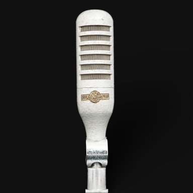 a Vintage Microphone