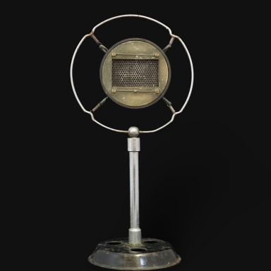 a Vintage Microphone